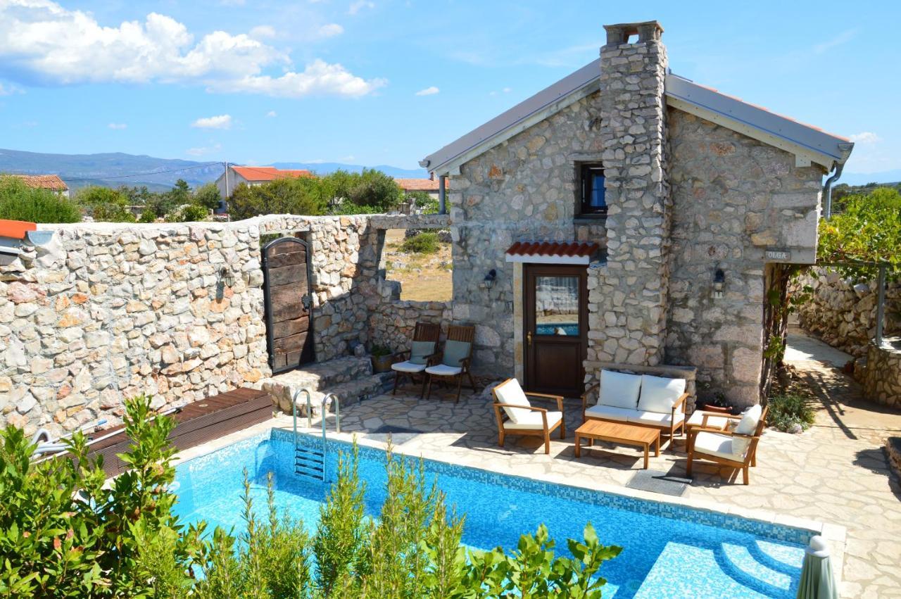 Three Sisters, Absolutely Unique Stone Houses, 200 M From The Beach Rudine  Экстерьер фото